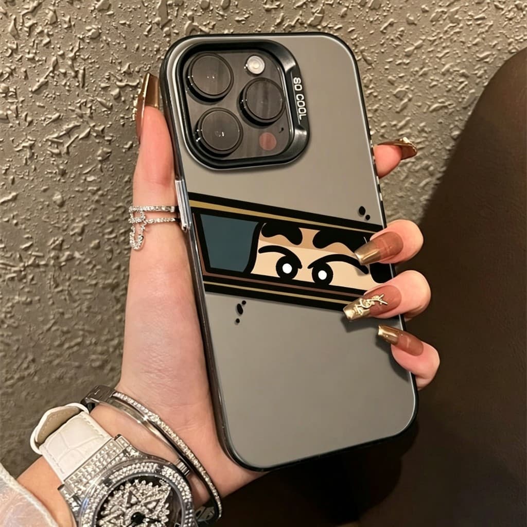 Shin-chan Capa De Telefone Para Samsung A15 A54 A16 A06 A34 A23 A05 A55 A35 S24 S25 Plus Ultra silicone Anti-impacto