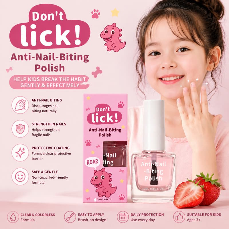Top Coat Pediátrico Para Unhas 7ml-Barreira Protetora Infantis Durante O Jogo E A Escola