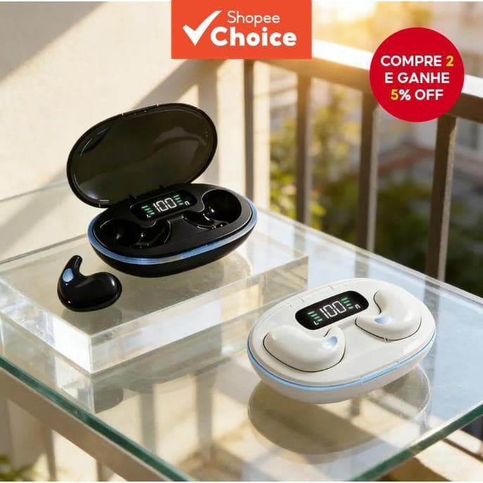 Fones De Ouvido TWS Sem Fio Bluetooth Fone À Prova D'água Mini Estéreo Smartphones Áudio Profissional Música Chamadas Cl