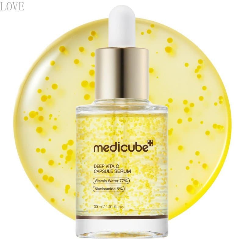 Medicube Deep Vitamin C Capsule Serum, 1.01 fl.oz |   Sérum de Vitamina C para Pele Opaca e com Aspecto Irregular - Cáps