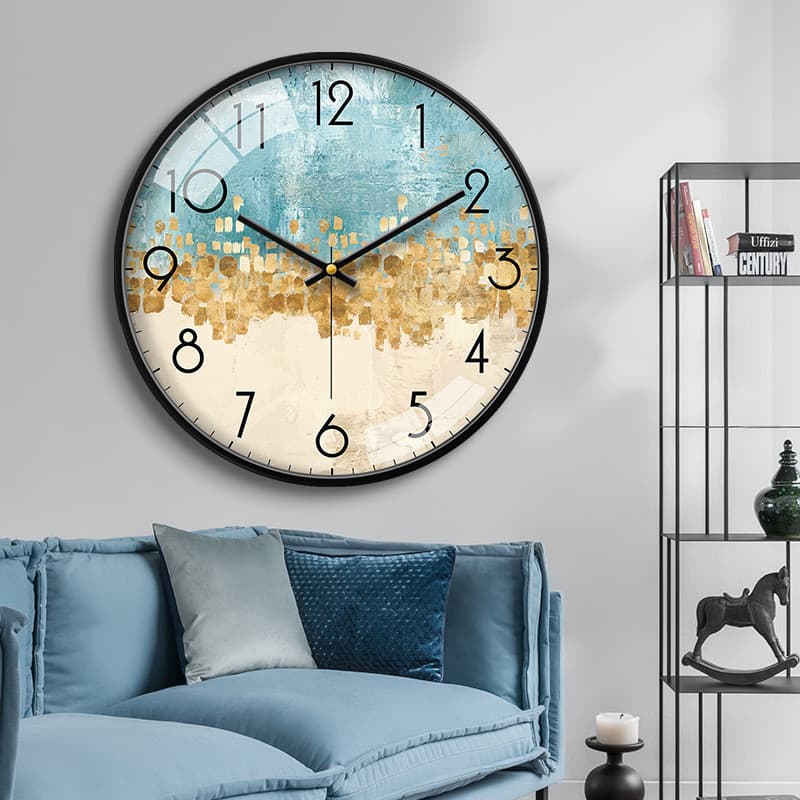 Estilo nórdico criativo relógio de parede sala estar relógio doméstico 2026 novo estilo quarto mudo relógio parede decor