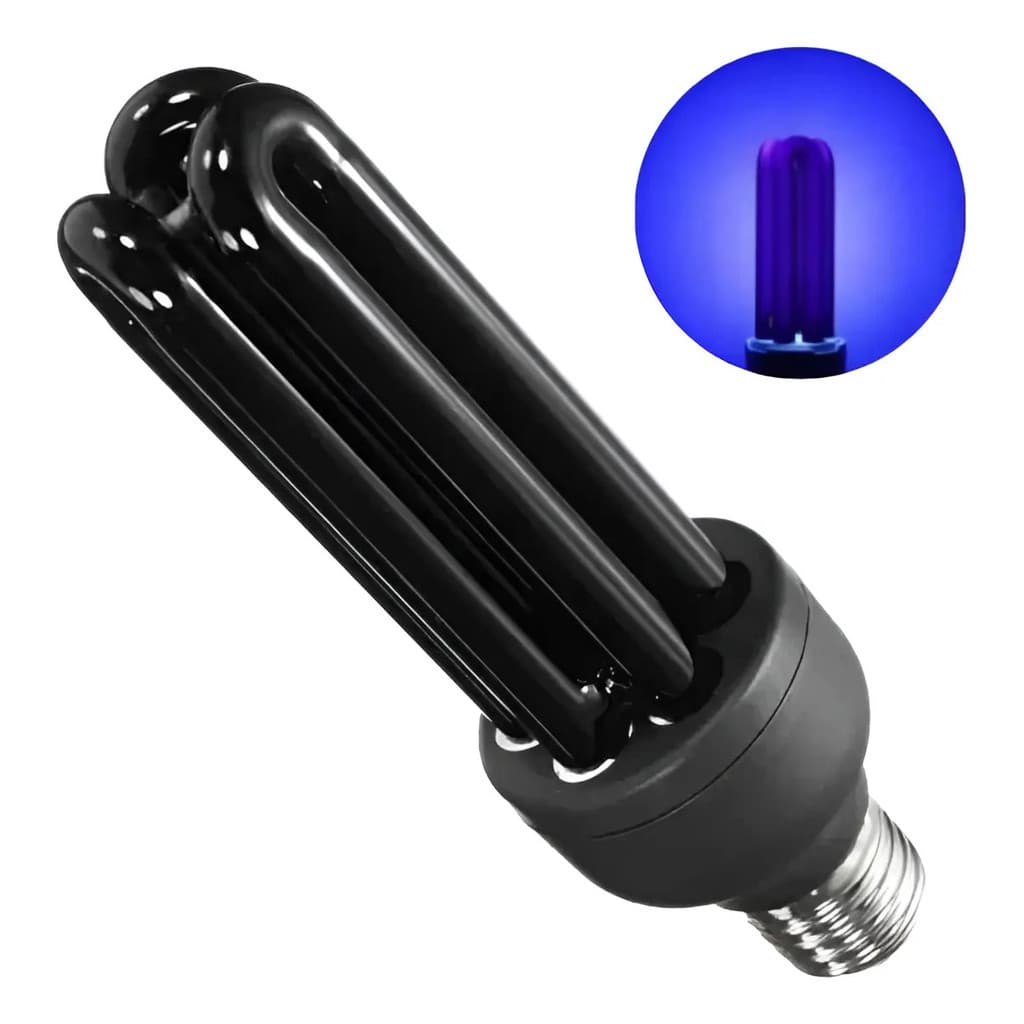 Lâmpada Fluorescente 3u Milho 36w - Luz Negra - Efeito Neon