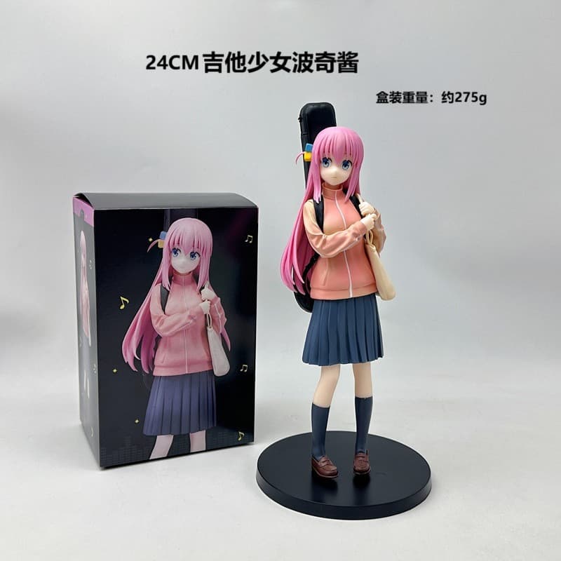 [Novo estilo Popular] 24 CM Lonely Rock Guitarrista Polchie Sauce Girl Trendy Play Anime Modelo Decoração