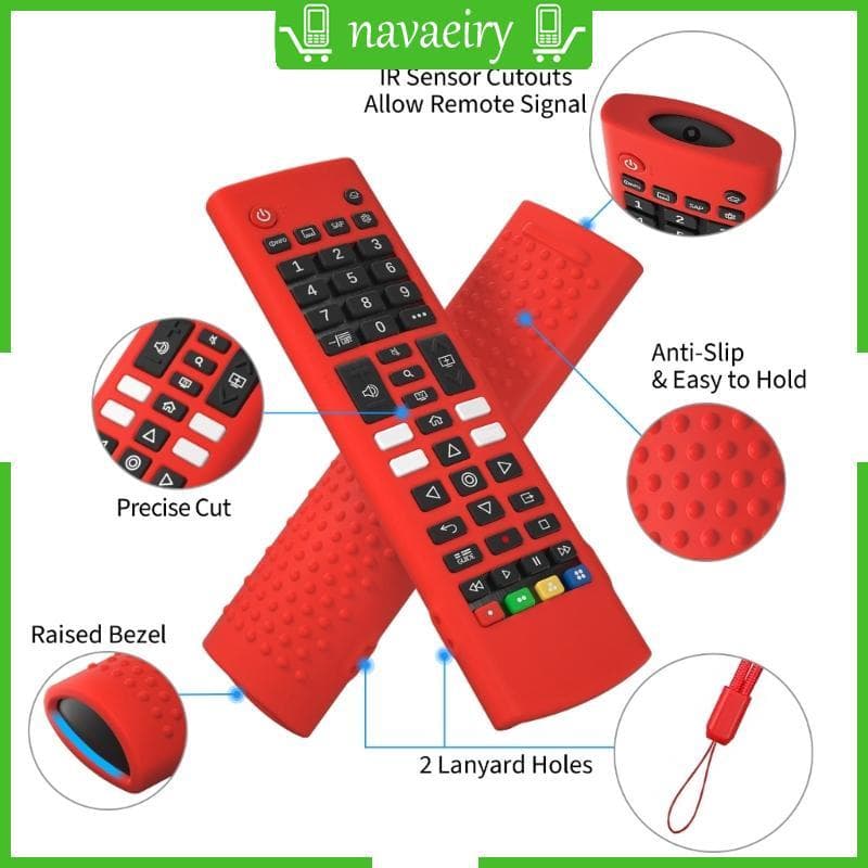 Capa Silicone nava Para AKB76040302 Proteção Anti-Queda Lavável Remota TV, Fácil Manutenção,