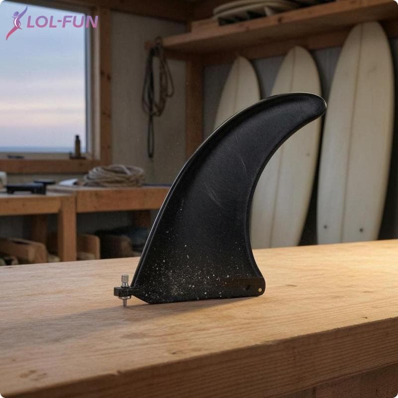 [Brcolaxi1] Paddle Board Preto Stand up Paddleboard Curvo Barbatana De 8.3 Polegadas