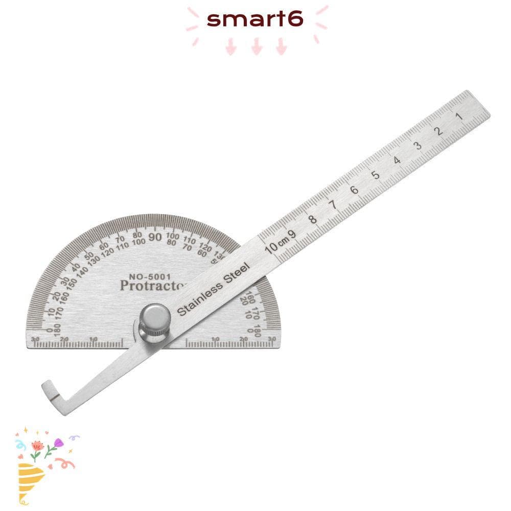 SMART Angle Finder Transferidor Ajustável Cabeça Redonda Artesão Rotativa