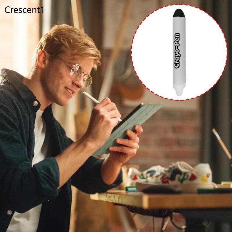 Caneta Crescent1 Styluses Para Desenho Silicone Sensibilidade Tela Tocável