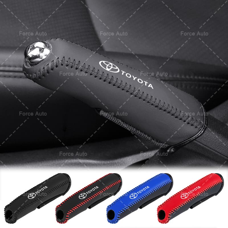 1 Pçs Freio De Mão Do Carro Proteger Capa De Couro Caso Para Toyota Corolla Yaris Aygo Prius RAV4 Camry Auris Vios