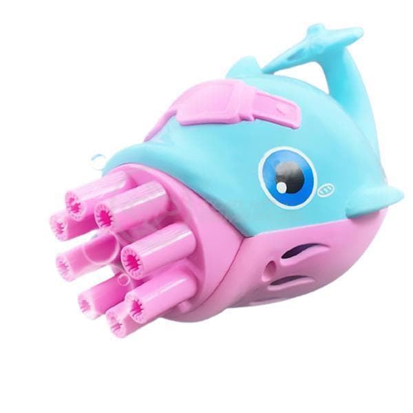Máquina Elétrica Brinquedo Golfinho Bolhudo: Bolhas de Sabão Incríveis - Rosa e Azul