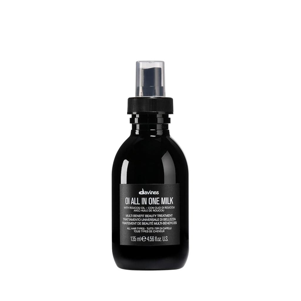 Davines OI All In One Milk, Condicionador Capilar Sem Enxágue, Spray de Tratamento Multifuncional - Desembaraça, Control