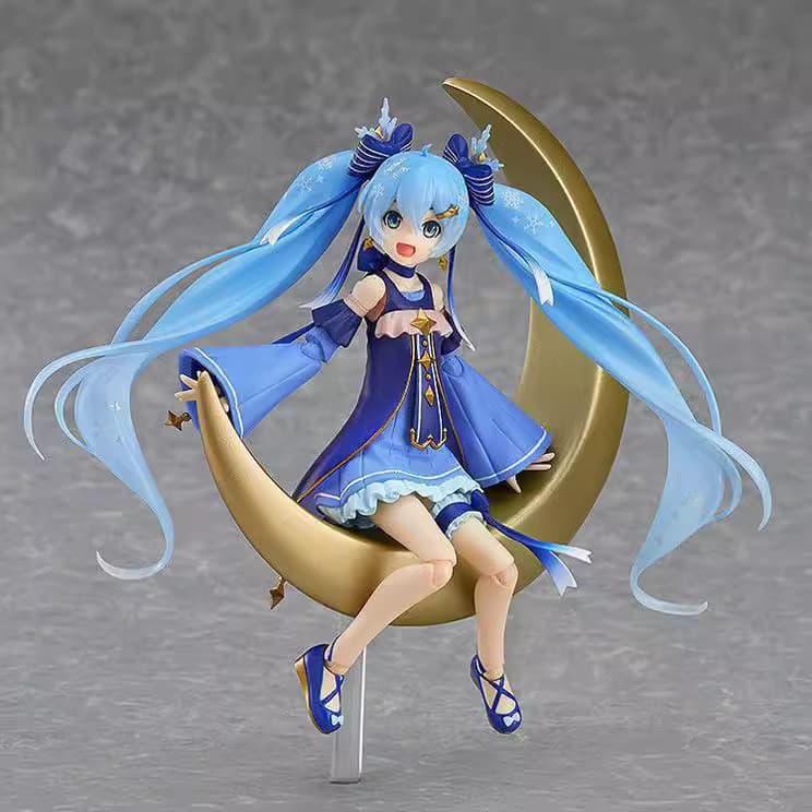 Hatsune Hatsune Hatsune Hatsune #EX037雪初音2017  VOCALOID Twinkle Action Figure Modelo Decoração Figura