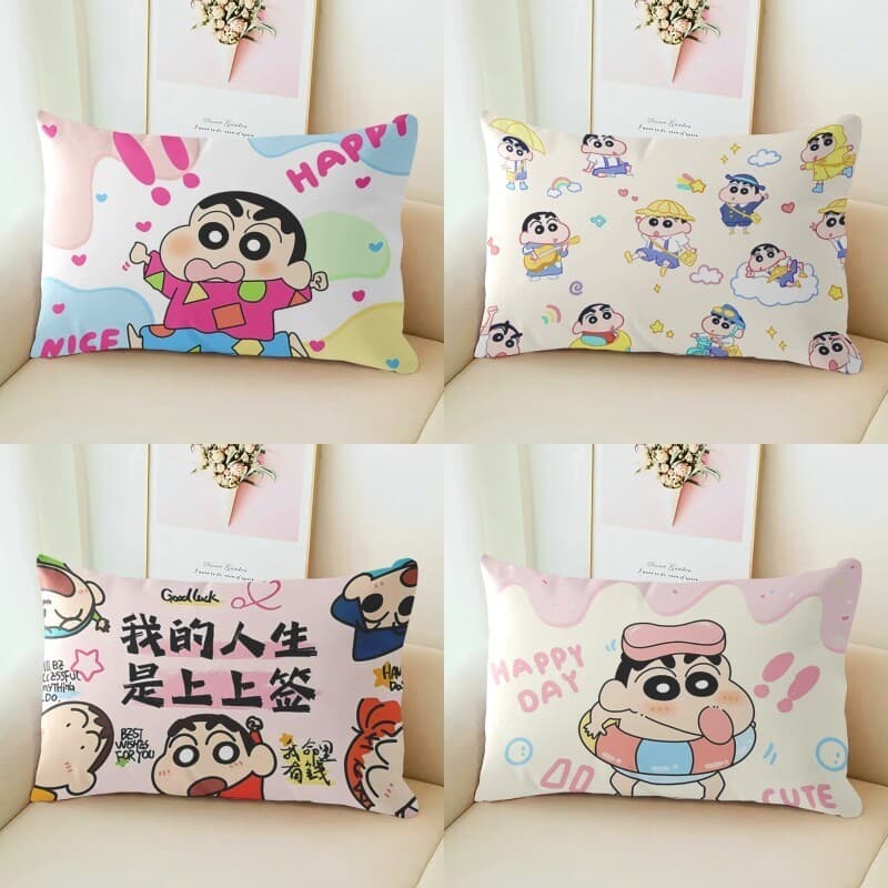 Crayon Shin-Chan mercadoria fronha retangular bonito dos desenhos animados Anime fronha sala de estar sofá capa de almof