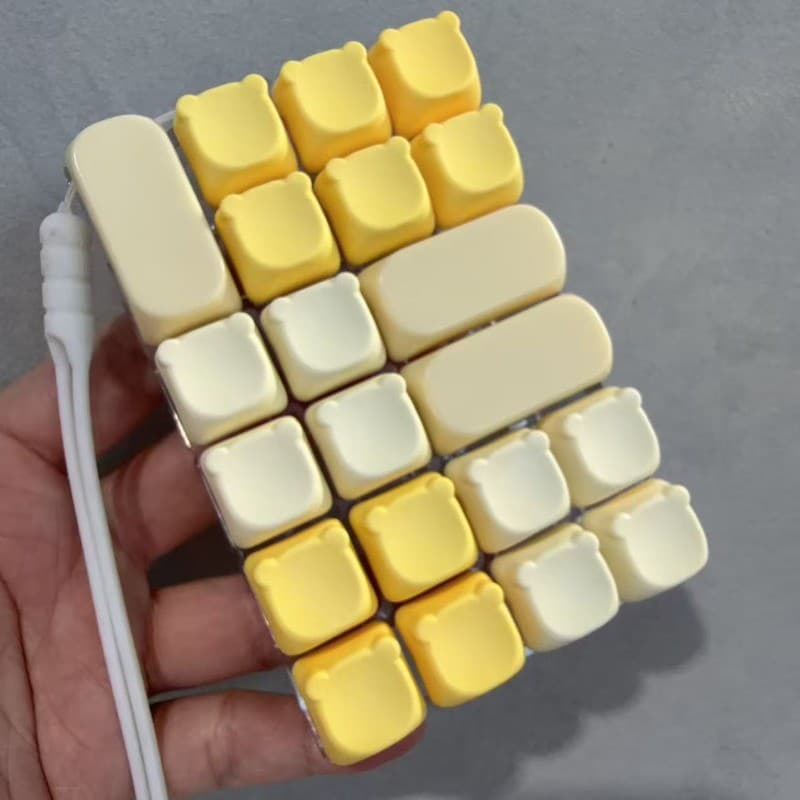 Chaveiro Divertido Com 26 Teclas De Teclado , Clicker , Antiestresse , Para Aliviar Ansiedade , Descompressão , Sensoria