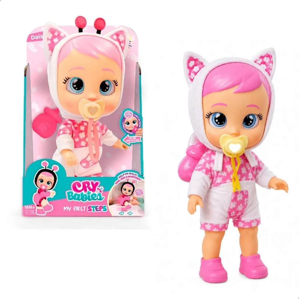 Boneca Cry Babies Meus Primeiros Passos Daisy - Multikids NB