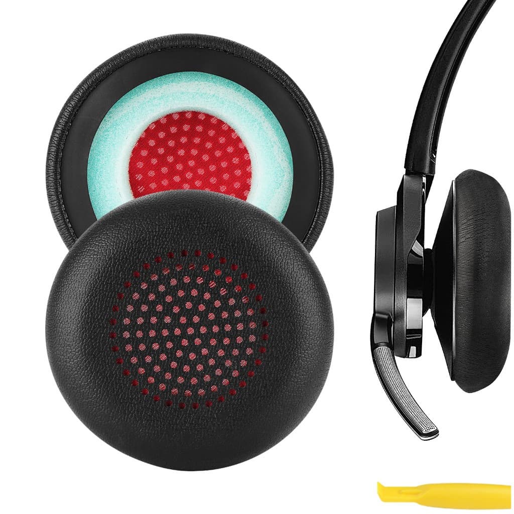 Almofadas De Substituição Geekria Para Fones De Ouvido Plantronics Voyager Focus 2 UC/B825 , 4210/4220 , BLACKWIRE 5200/