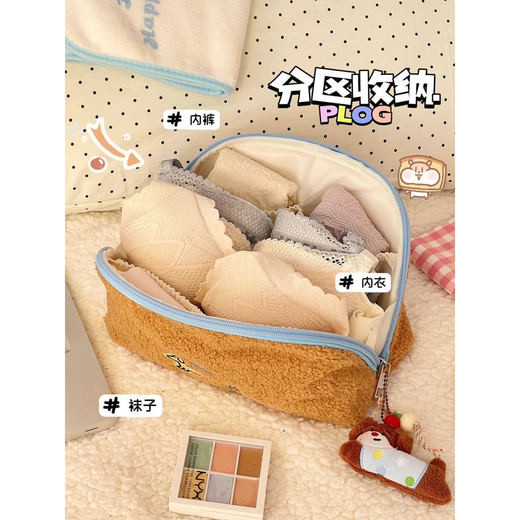 Simples saco de armazenamento de roupa interior filhote de cachorro viagem sutiã embalagem saco de armazenamento senhora