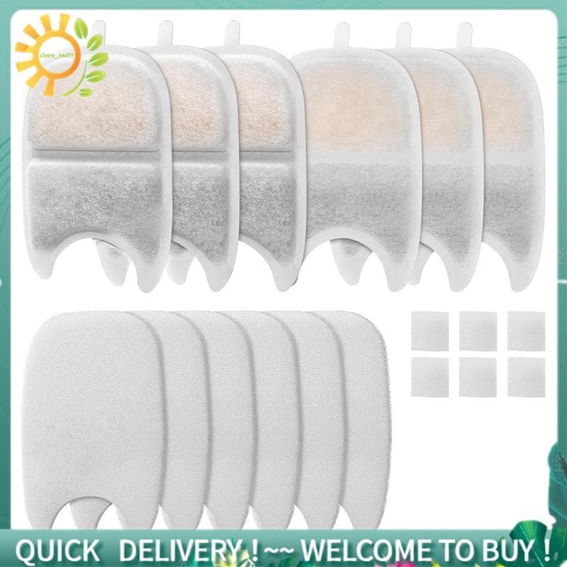 Conjunto De Substituição De Filtro De Fonte De Água Para Animais De Estimação , E Esponja Bebedor De Gato 4L , Acessório