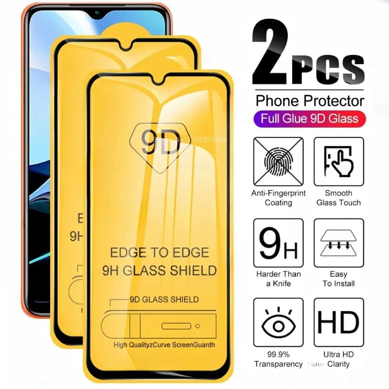 1-2 Pcs 9D Cobertura Completa Vidro Temperado Para Samsung Galaxy A07 A06 A05 A05S A27 A26 A17 A16 A15 A14 A25 A24 A23 A