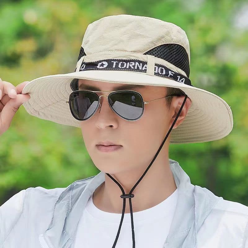 2026 protetor solar masculino camuflagem chapéu de sol dobrável chapéu de pesca Anti-ultravioleta ao ar livre montanhism