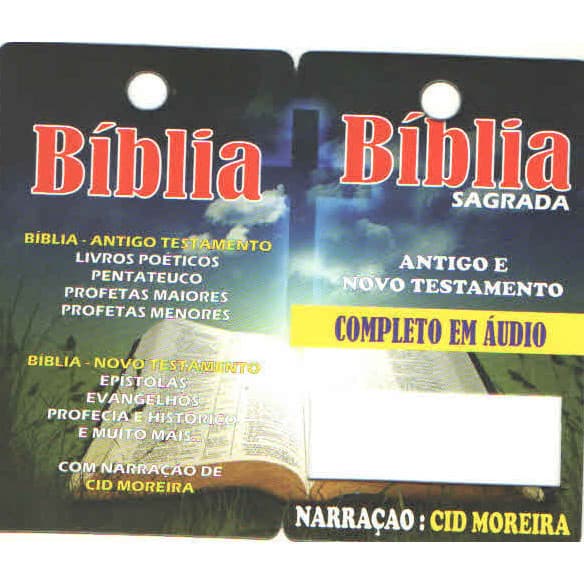 Pendrive Bíblia Narrada - Ideal para Estudos e Meditação