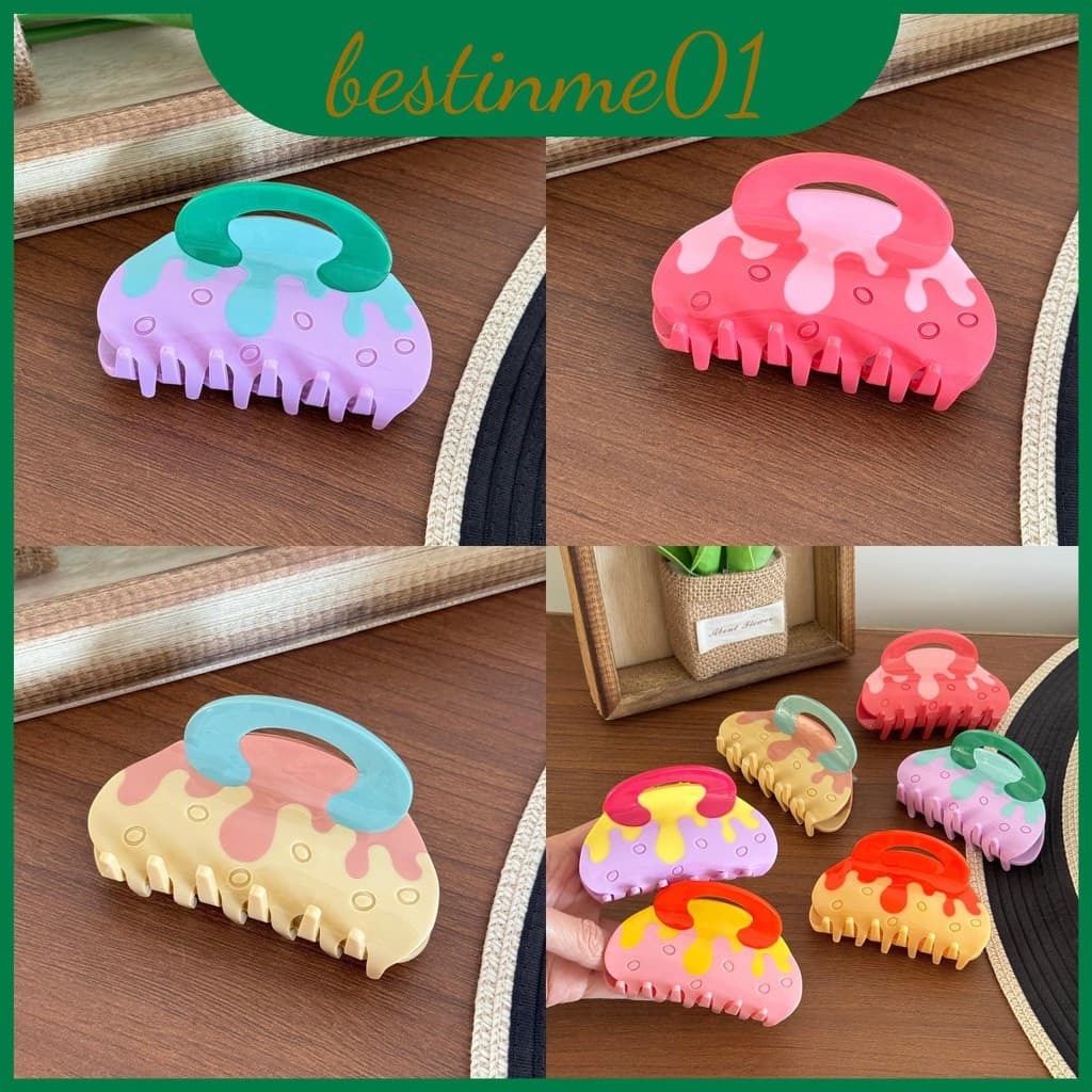 Presilhas de cabelo de acetato de alta qualidade, adequadas para mulheres criarem elegantes rabos de cavalo altos.