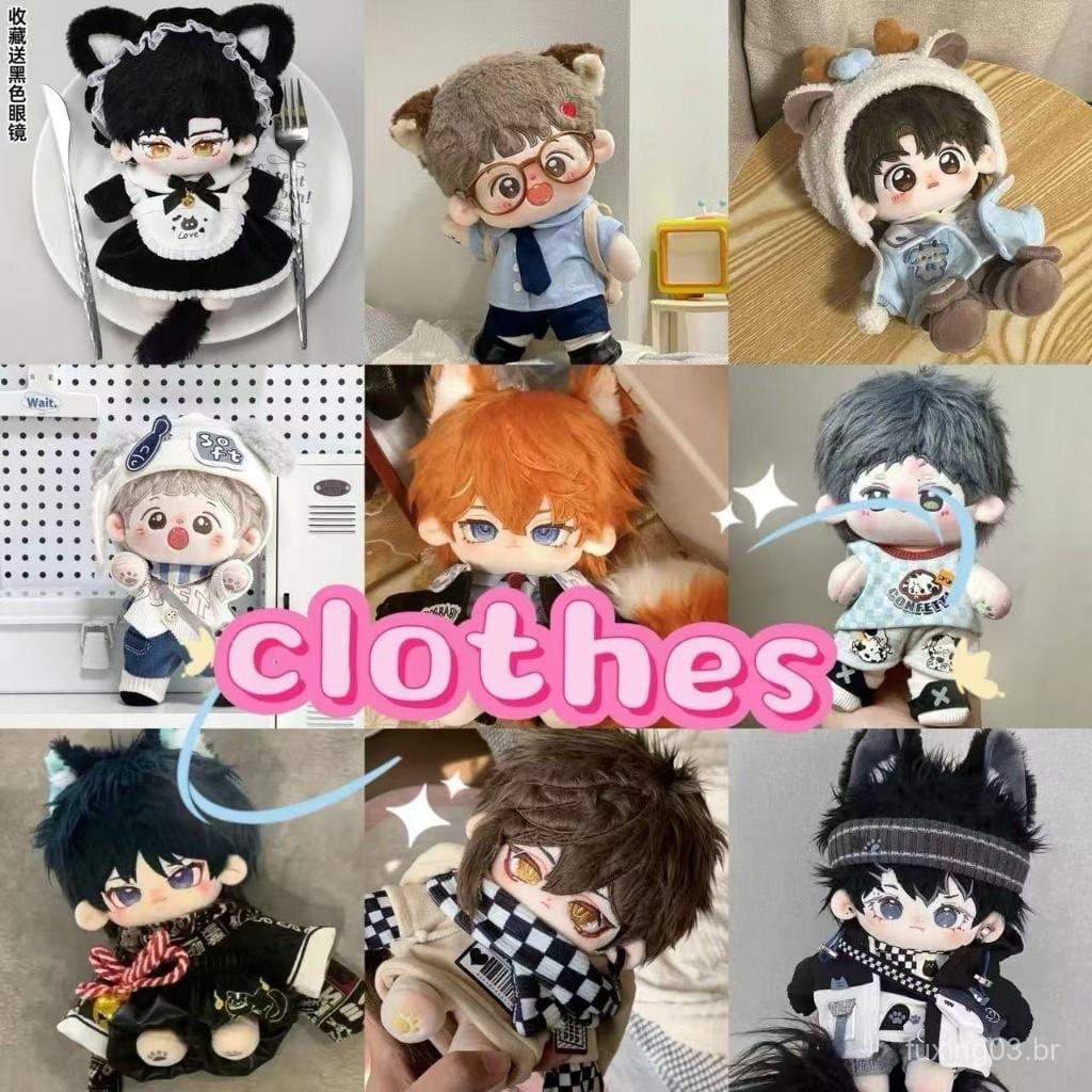 Roupas De Boneca Para 20cm Ídolo Menino Homem Bonecas Acessórios De Brinquedo Substituição Ajuste Haikyuu Vestir-Se Plus
