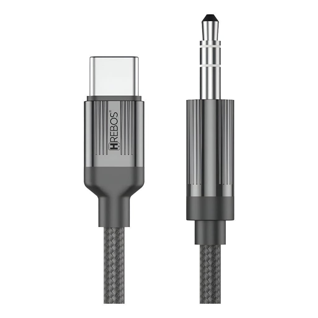 Cabo Auxiliar Para Som Veicular P2 X Usb-c Para Samsung Preto