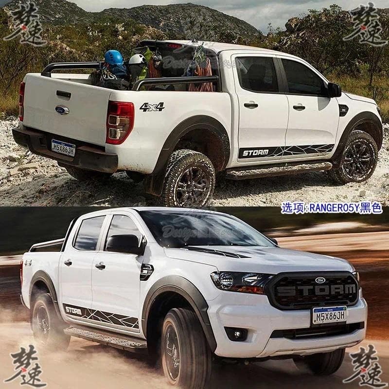 Adesivos De Carro Para Ford Ranger Reequipamento Acessórios De Decalque Esportivo Dedicados Personalizados