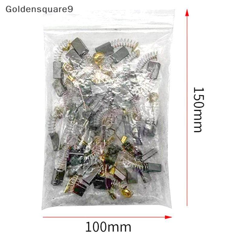 goldensquare9 50 Peças Kit De Substituição De Escova De Carbono Adequado Para Brocas Lixadeiras Moedores E Motores De Mo