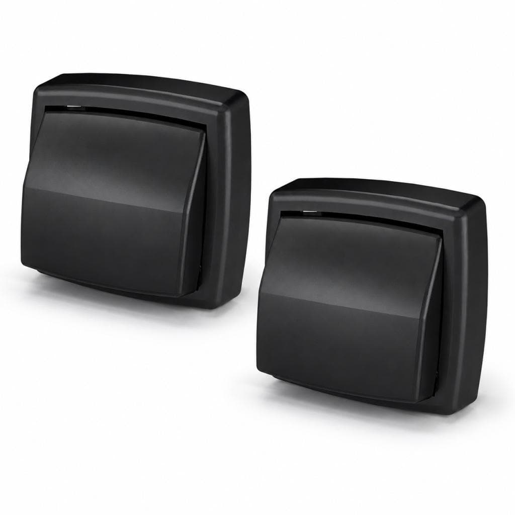 Acabamento Válvula Hydra Max Deca Docol Preto Fosco Kit 2 Banheiro Moderno