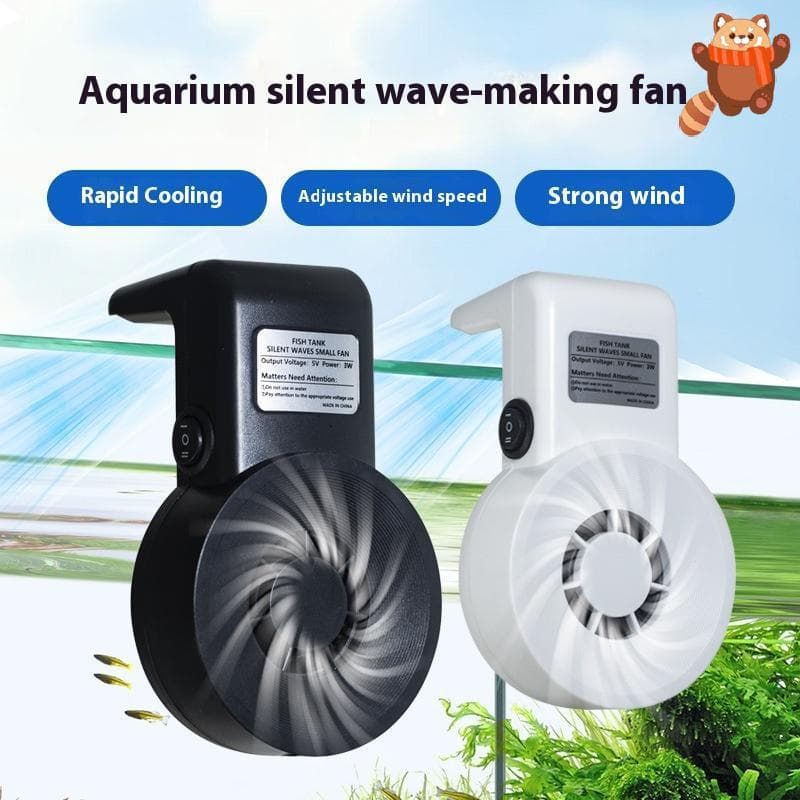 [AP] Mini Ventiladores De Resfriamento Para Aquário , Tanque De Peixes , Sistema De Ventilador Animais De Estimação Aquá