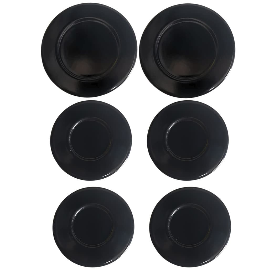 kit 2 Tampinhas De 10cm + 4 De 7cm P/ Fogao Brastemp 6 Bocas