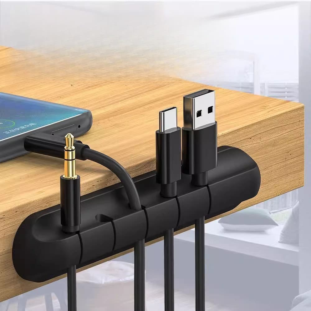 Organizador de cabos de mesa, cabo de carregamento de celular, cabo de dados, ferramenta útil, rota, fivela fixa, Hub de