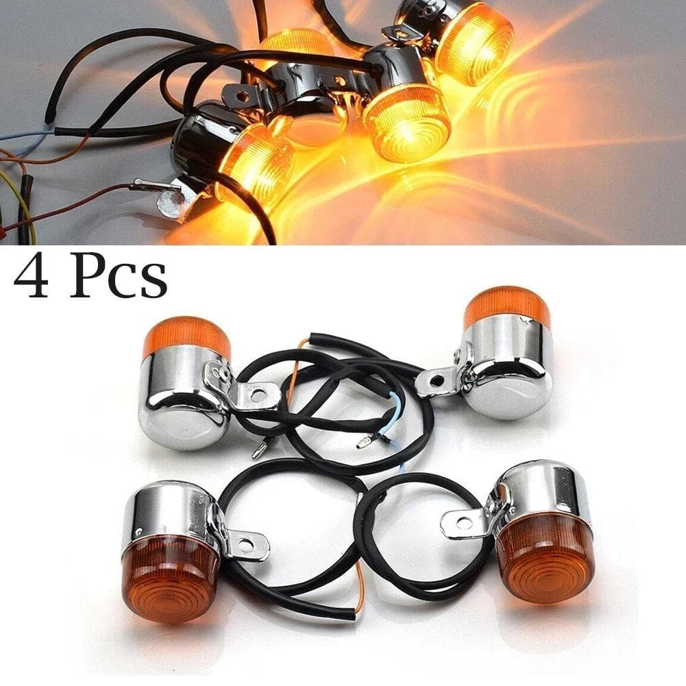 4 Pçs Âmbar Luzes De Sinal Volta Para Honda Z50 Macaco Cray DAX CF50 CF70 CT70 ST50 ST70 Lâmpada