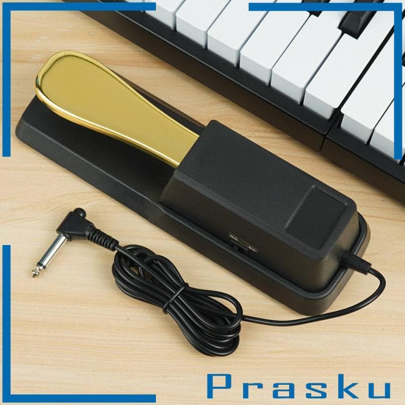 [Prasku] Pedal De Sustentação Antiderrapante Design Amortecedor De Piano Digital Teclado Eletrônico Controlador De Pé Pa