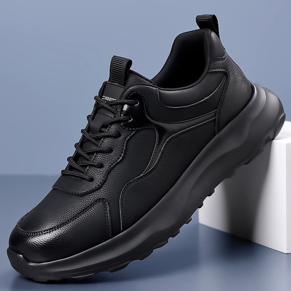 Sapatos masculinos outono novo estilo de negócios sapatos casuais respirável Anti-deslizamento masculino All-Match leve