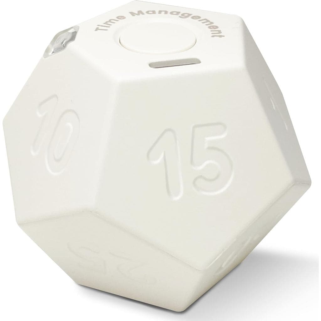 Cronômetro Pomodoro em Forma de Cubo - Basta virar para iniciar a contagem regressiva, Cronômetro de Produtividade Mini