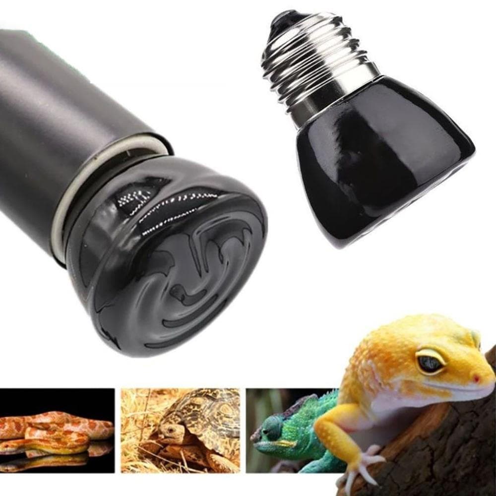 Lâmpada Para Répteis Mini 110V/220V Material Cerâmico Infravermelho Distante Manter A Chocadeira Preta Quente A