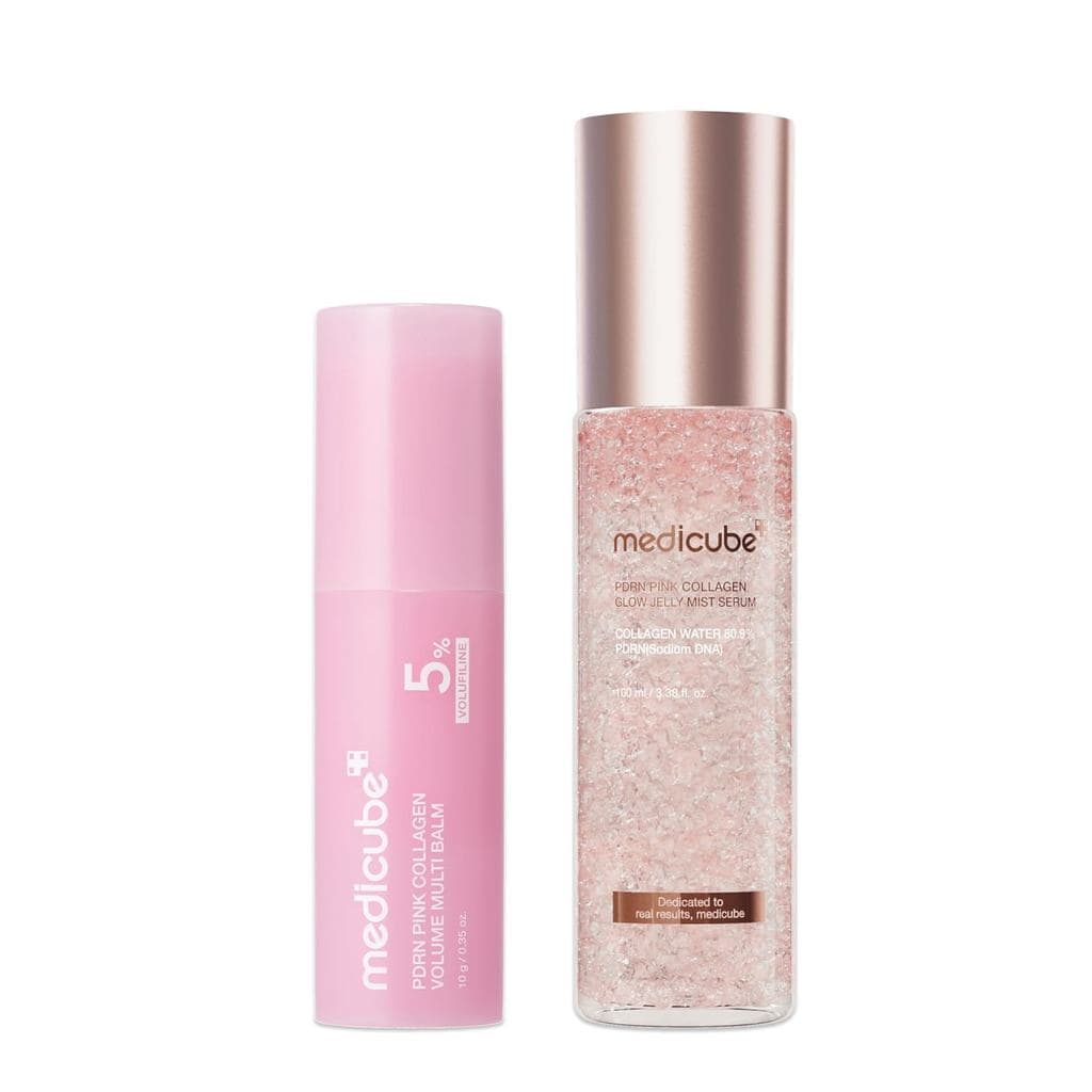 medicube PDRN On-the-Go Glow Duo-Volume MultiBalm & Jelly Mist Serum FLIV