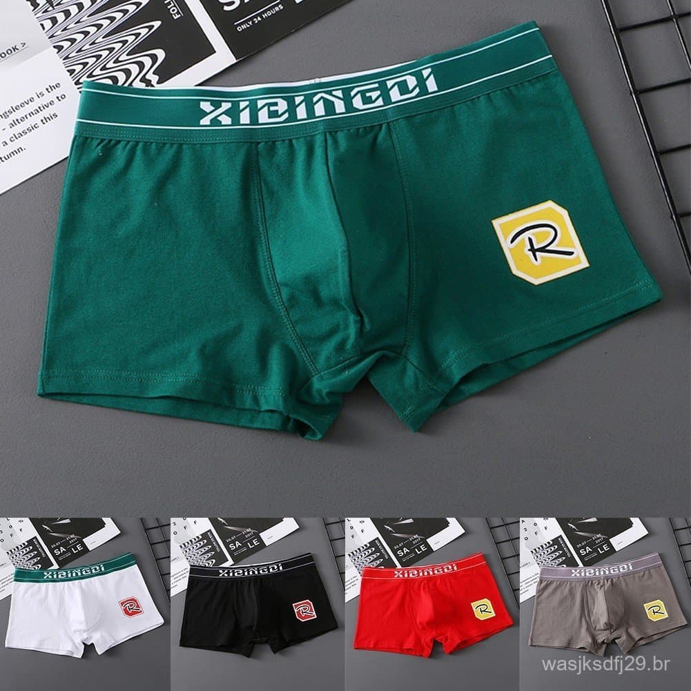 Cuecas Boxer Masculinas Com Bolsa Em U , Respiráveis