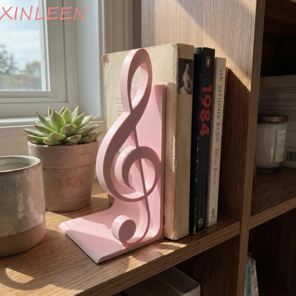 Suporte Para Livros De Notas Musicais XINLEEN , Suportes Clave De Sol , Ornamento De Música Moderno Antiderrapante Impre