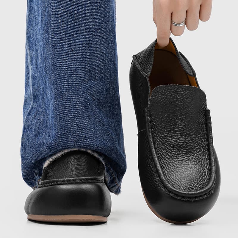 Conjunto de mocassins de dois usos masculinos 2026 outono novo estilo sapatos preguiçosos masculinos casuais de um Pedal
