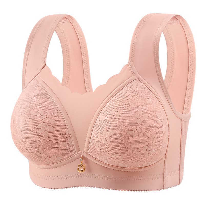 Roupa íntima Anti-flacidez linda costas reunindo renda ajuste de peito tamanho grande sutiã feminino fino