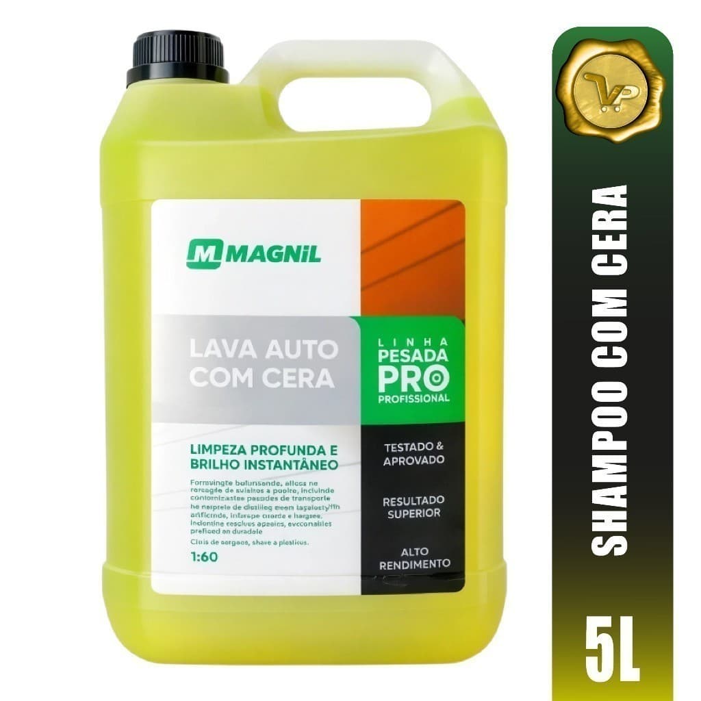 Shampoo Lava Auto Com Cera Desengraxante Automotivo - 5l