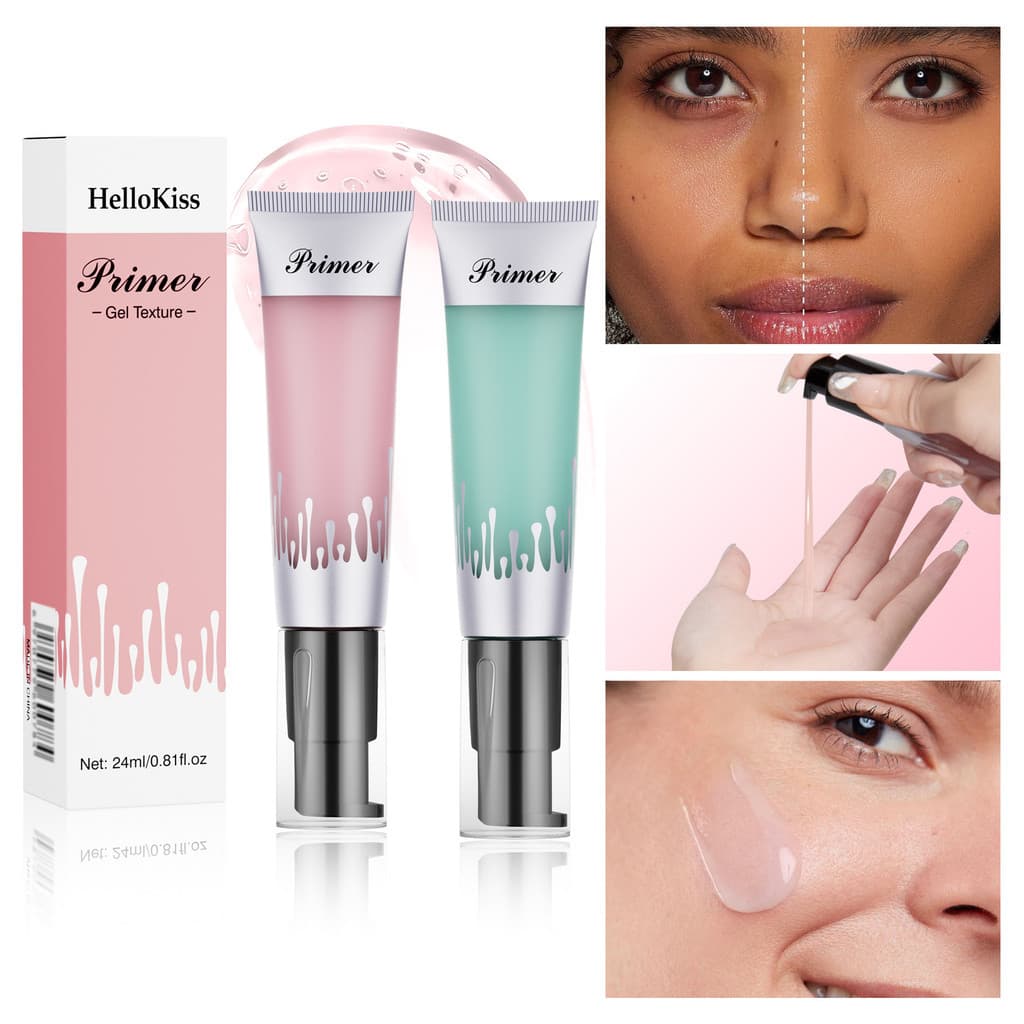 Nova versão Hellokiss Natural claro maquiagem primer corretivo serviço hidratante maquiagem primer maquiagem