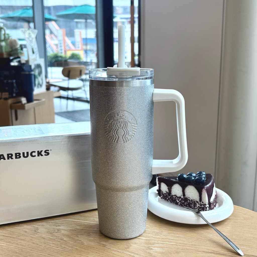 Starbucks novo produto copo xueyaoq espelho série copo de água xícara de café caneca copo de palha copo térmico
