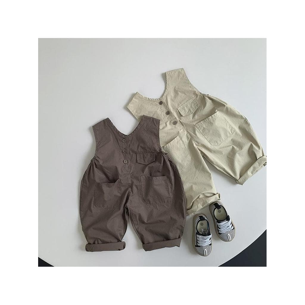 Primavera verão estilo na moda crianças macacão fino meninos meninas novo estilo versão coreana Mori Retro macacão bebê