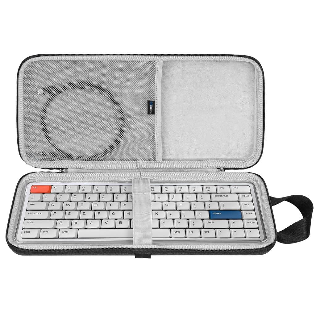 Geekria Capa para teclado compatível com LOFREE Flow Lite 84, Nuphy Node75, Air75 V3, Akko Air 01, MX Mechanical Mini