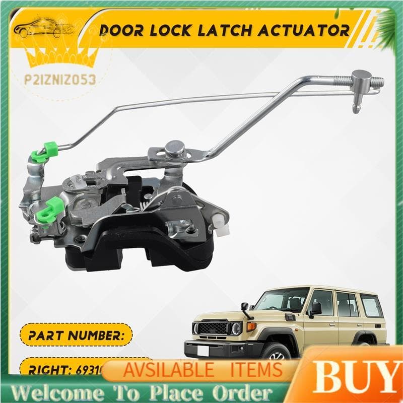 Mecanismo Assy Fechadura Da Porta Dianteira Atuador Substituição Do Carro Para BJ70 FJ70 LJ70 Direita 69310-90K00