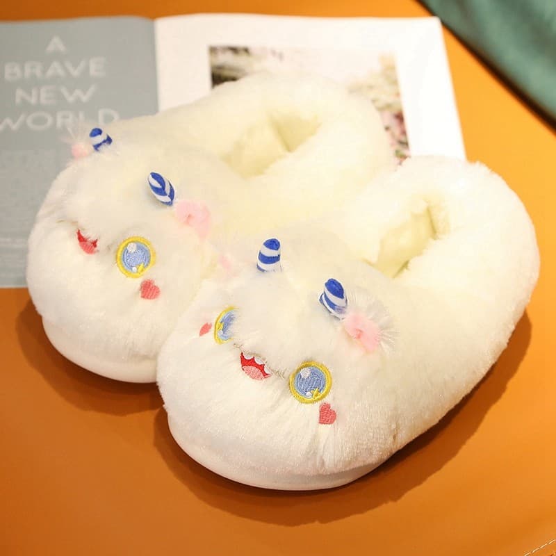 Sapatos de confinamento primavera outono salto grosso antiderrapante respirável pós-parto casa chinelos feminino inverno
